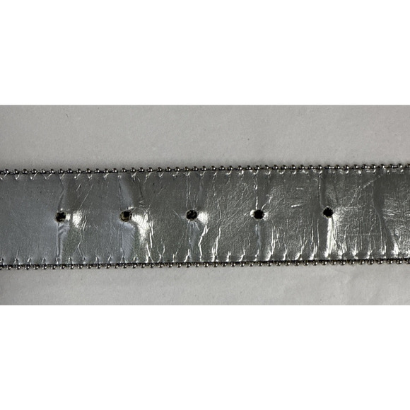 Guess Y2K cowboy RHINESTONE studded belt Patchwork embossed WESTERN Size M EUC - Picture 5 of 5